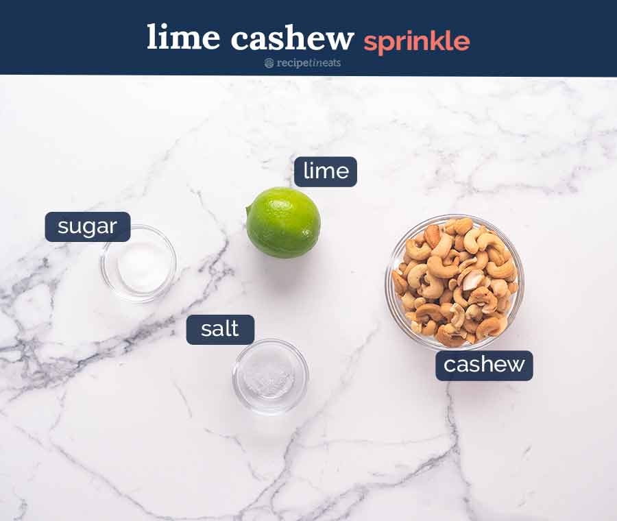 Ingredients in Glass noodle salad