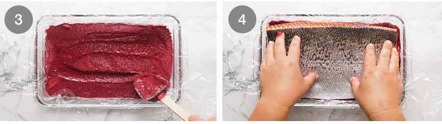 How to make Gin or Vodka Beetroot Cured Salmon